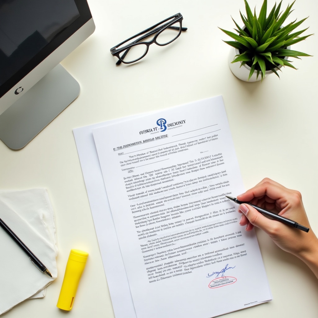 Legal documents and CNV regulatory materials on a professional desk